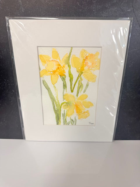 ORIGINAL WATERCOLORS BY THEO BEE - MATTED 8x10
