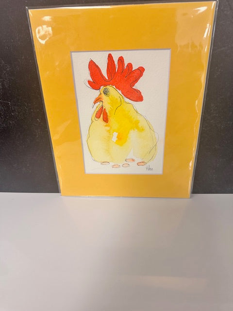 ORIGINAL WATERCOLORS BY THEO BEE - MATTED 8x10