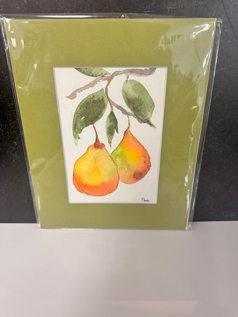 ORIGINAL WATERCOLORS BY THEO BEE - MATTED 8x10