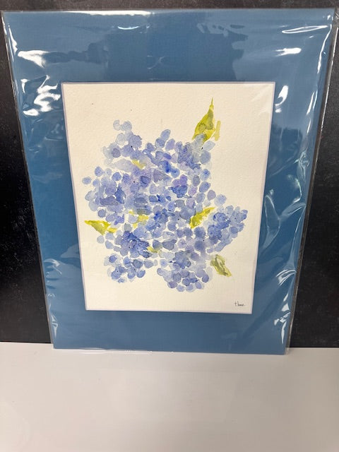 ORIGINAL WATERCOLORS BY THEO BEE - MATTED 11x14