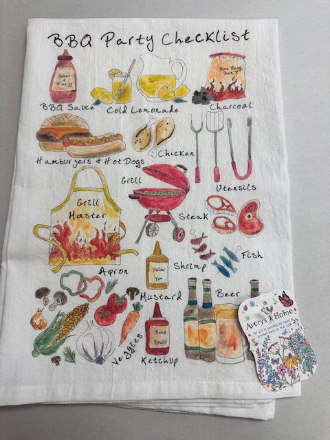 AVERY'S HOME FLOUR SACK DISH TOWEL - ASSORTED