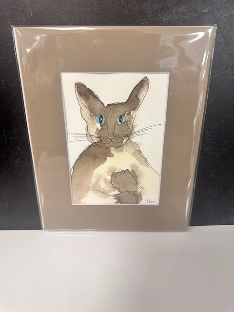 ORIGINAL WATERCOLORS BY THEO BEE - MATTED 8x10