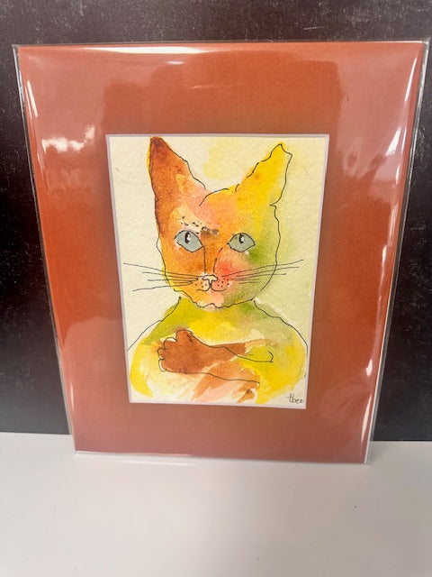 ORIGINAL WATERCOLORS BY THEO BEE - MATTED 8x10