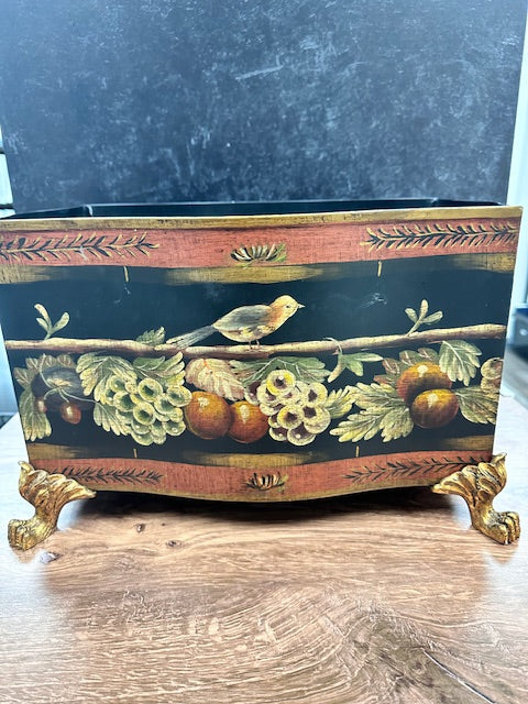 RAYMOND WAITES METAL TOILE PLANTER