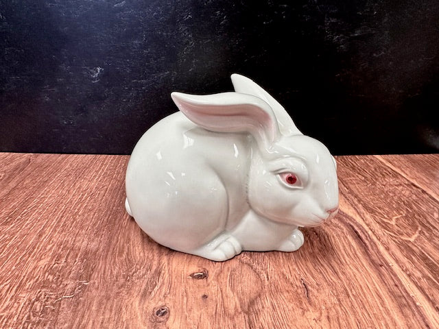 VINTAGE FITZ AND FLOYD CERAMIC BUNNY RABBITS