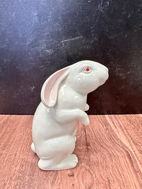 VINTAGE FITZ AND FLOYD CERAMIC BUNNY RABBITS