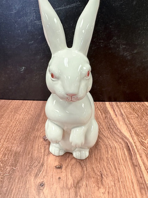 VINTAGE FITZ AND FLOYD CERAMIC BUNNY RABBITS