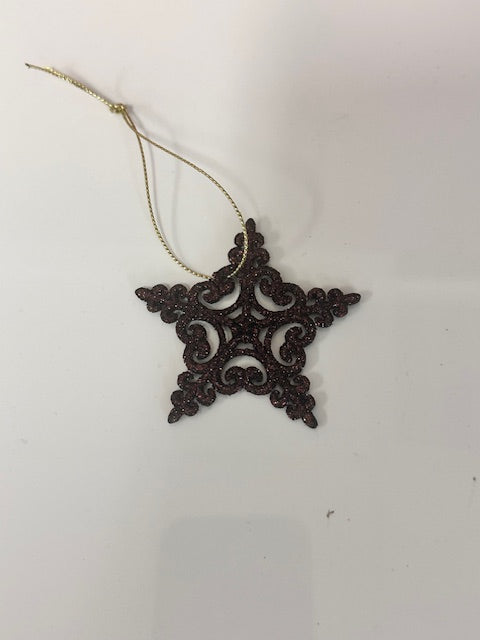 COPPER AND GOLD SHATTERPROOF CHRISTMAS ORNAMENTS - ASSORTED