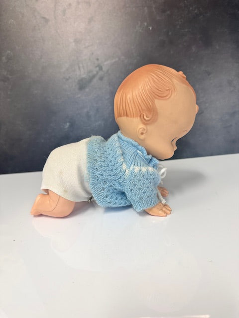 1981 PLAYMATES CRAWL AWAY BABY DOLL