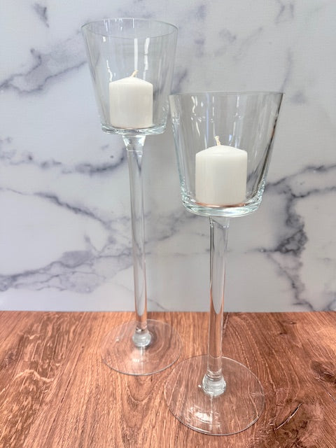 CANDLESTICK VOTIVE HOLDER - SET OF 2