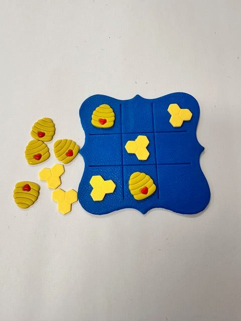CHERRYLAYNE & CO. POLYMER CLAY TIC TAC TOE GAME - ASSORTED