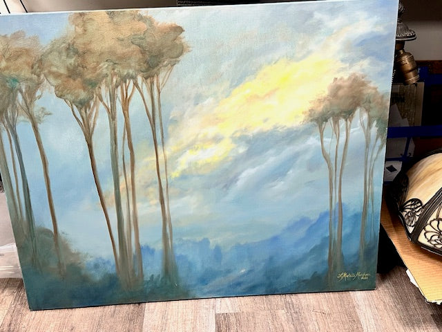 MICHELLE MURAKAMI ORIGINAL ARTWORK - DRIVE THROUGH THE HOLLER