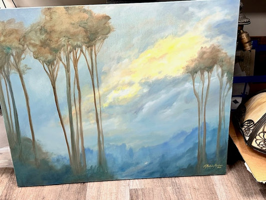 MICHELLE MURAKAMI ORIGINAL ARTWORK - DRIVE THROUGH THE HOLLER