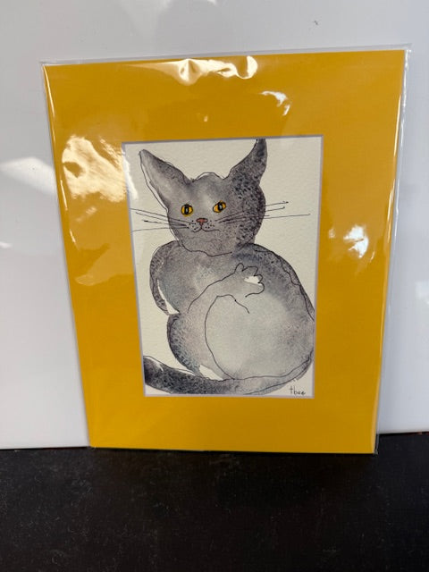 ORIGINAL WATERCOLORS BY THEO BEE - MATTED 8x10