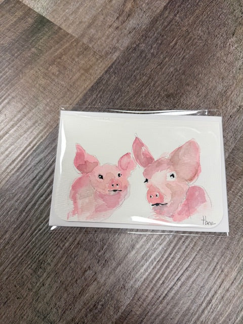 ORIGINAL WATERCOLORS BY THEO BEE - GREETING CARDS