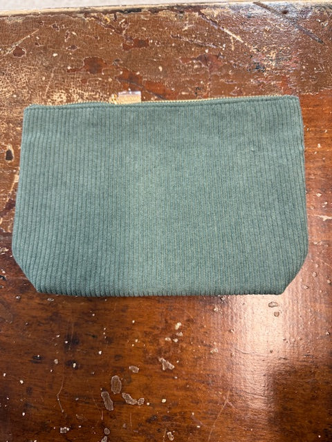 ELYSE BREANNE CORDUROY CARRY-ALL POUCH - ASSORTED