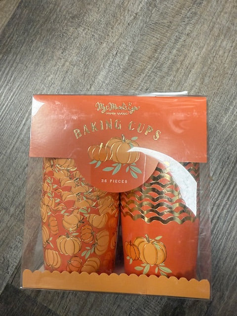 MY MIND'S EYE AUTUMN BAKING CUPS - ASSORTED 36 COUNT