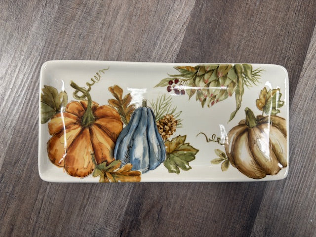 POTTERS STUDIO BELLA LUX FALL PUMPKIN DISHWARE - ASSORTED