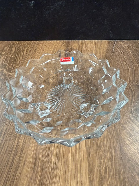 VINTAGE FOSTORIA AMERICAN 3 FOOTED CANDY DISH