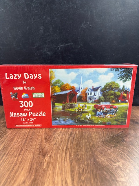 LAZY DAYS BY KEVIN WALSH 300 PIECE JIGSAW PUZZLE 18" x 24"