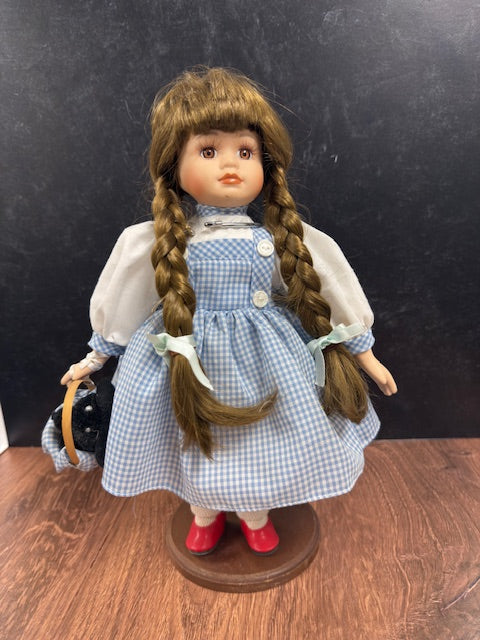 1998 LIIMITED EDITION DOROTHY AND TOTO PORCELAIN DOLL