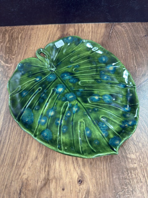 POTTERY BY SARAH FORNO - MOSTERA PLATE