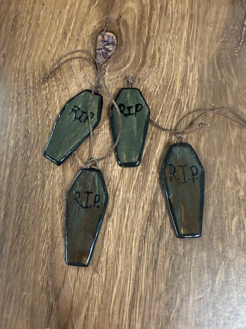 SARAH FORNO POTTERY - HALLOWEEN ORNAMENTS - ASSORTED