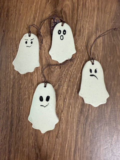 SARAH FORNO POTTERY - HALLOWEEN ORNAMENTS - ASSORTED