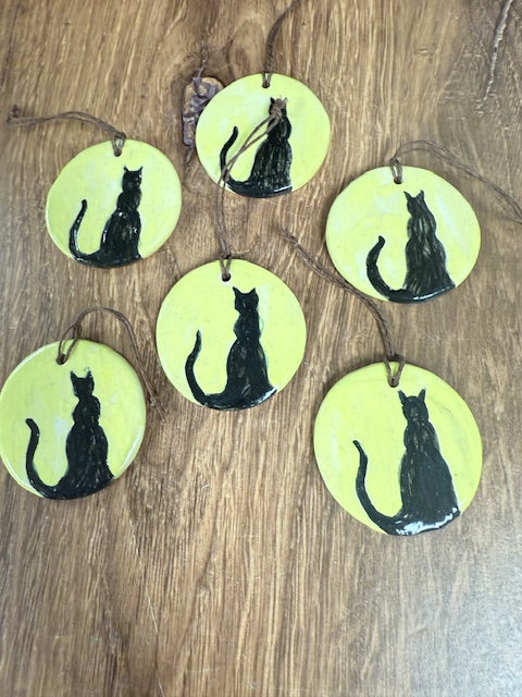 SARAH FORNO POTTERY - HALLOWEEN ORNAMENTS - ASSORTED