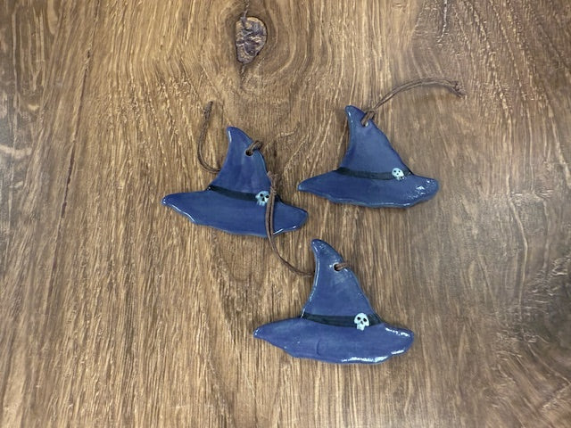 SARAH FORNO POTTERY - HALLOWEEN ORNAMENTS - ASSORTED