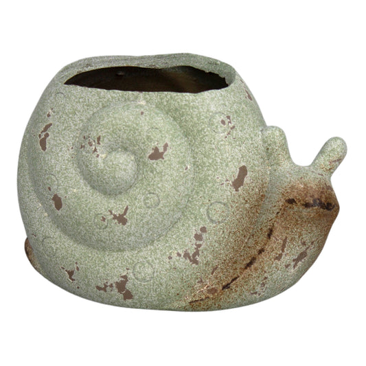 RESIN SNAIL PLANTER