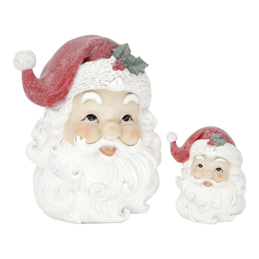 VINTAGE STYLE SANTA FACES - ASSORTED