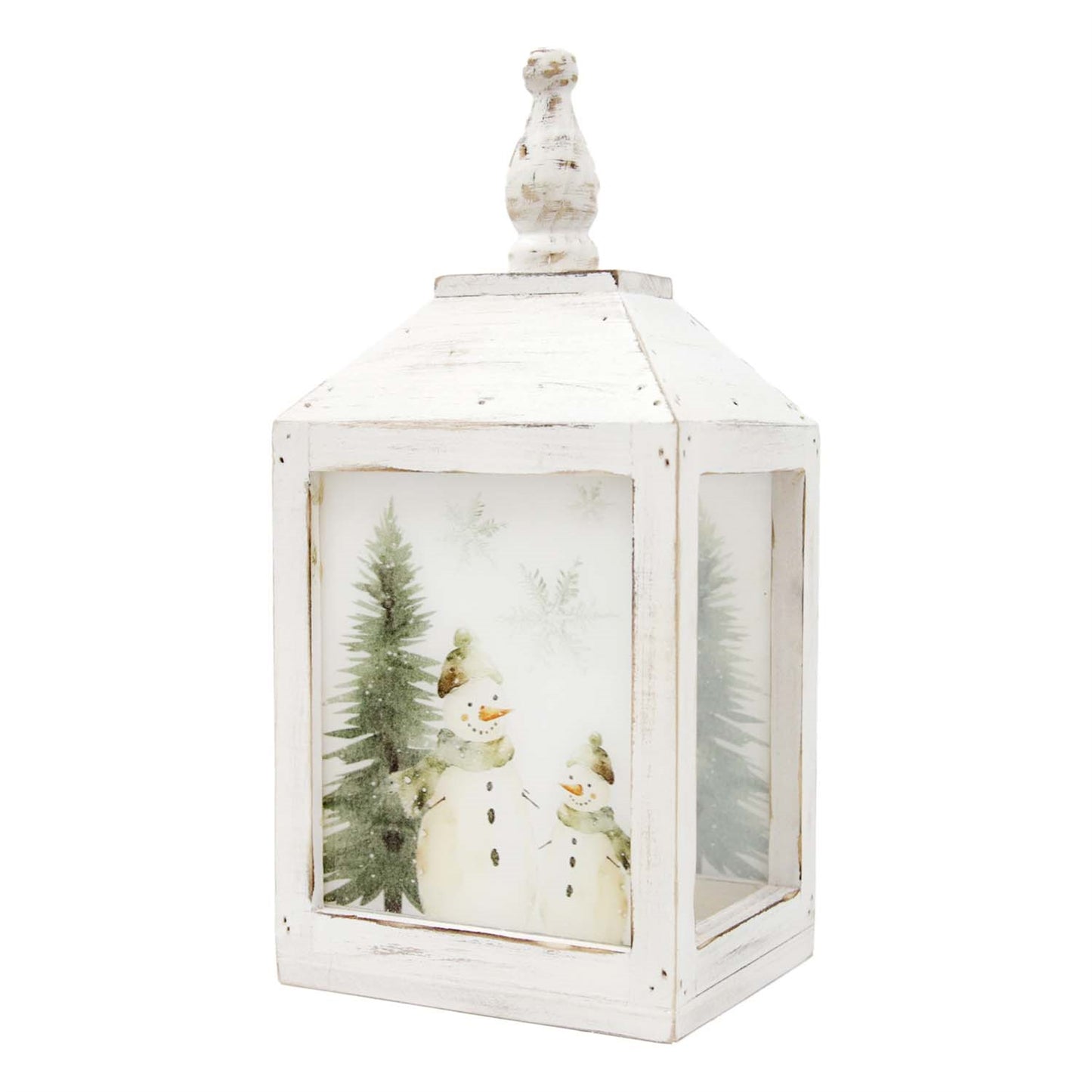 VINTAGE CHRISTMAS WHITE LANTERN