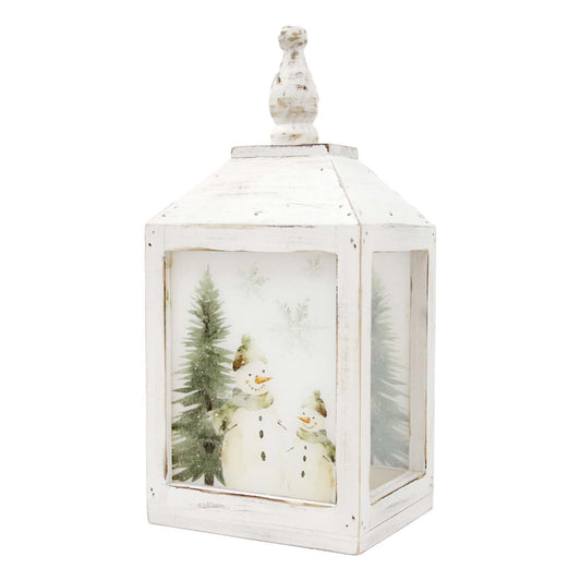 VINTAGE CHRISTMAS WHITE LANTERN