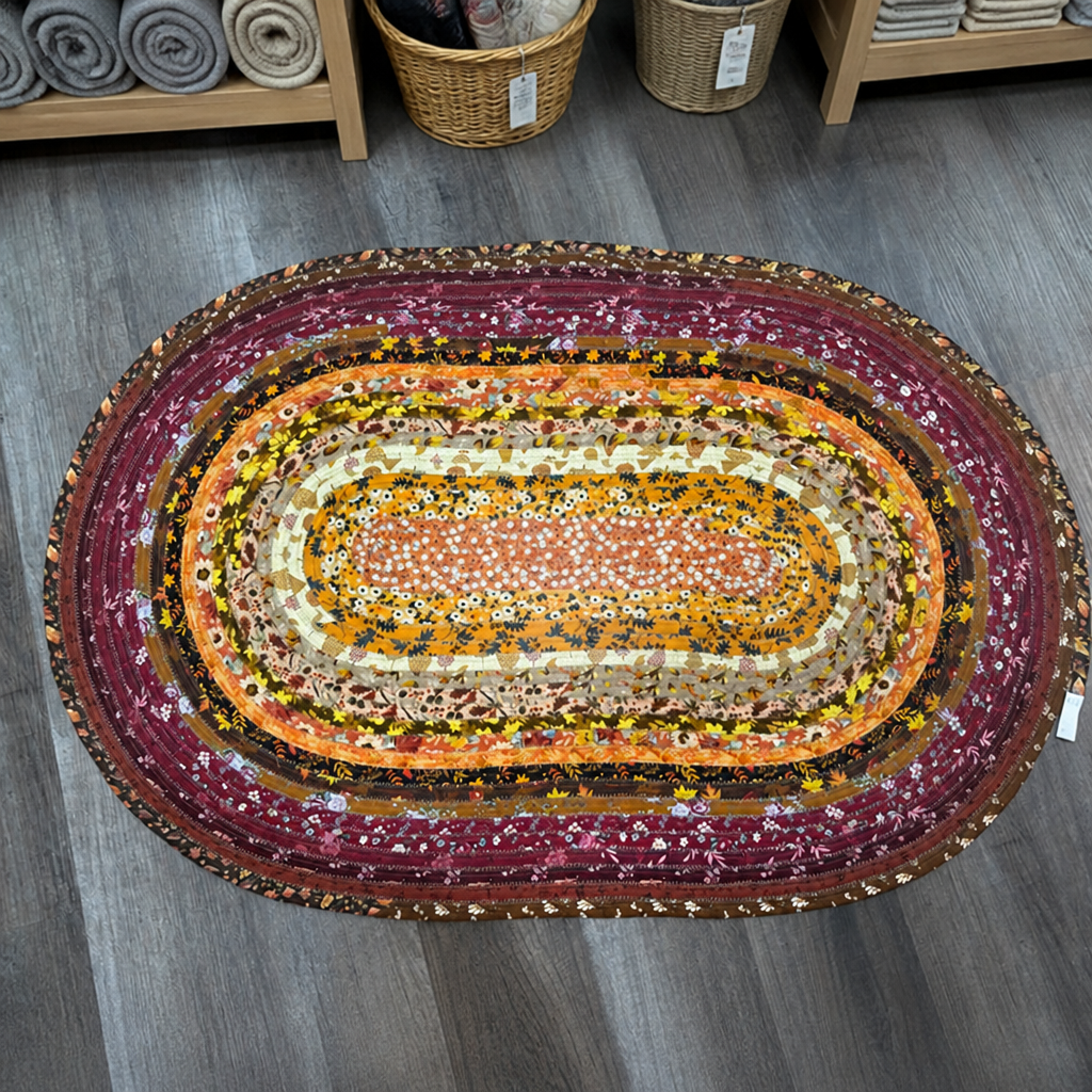 BLUE RIDGE CREATIONS BY JANICE CLEMENTS - HANDMADE JELLY ROLL RUGS AND PLACEMATS - ASSORTED