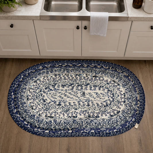 BLUE RIDGE CREATIONS BY JANICE CLEMENTS - HANDMADE JELLY ROLL RUGS AND PLACEMATS - ASSORTED