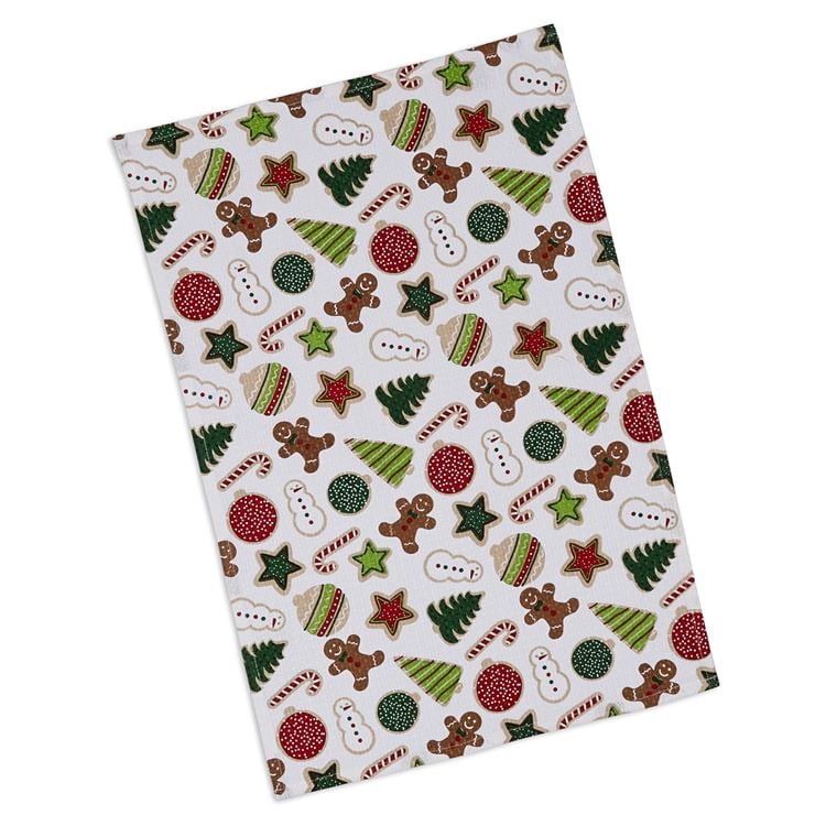 DESIGN IMPORTS HOLIDAY COOKIES DISHTOWEL