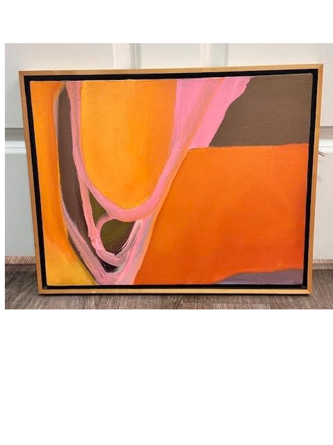 PATRICIA GREEN ABSTRACT OIL ON CANVAS - ARTWORK