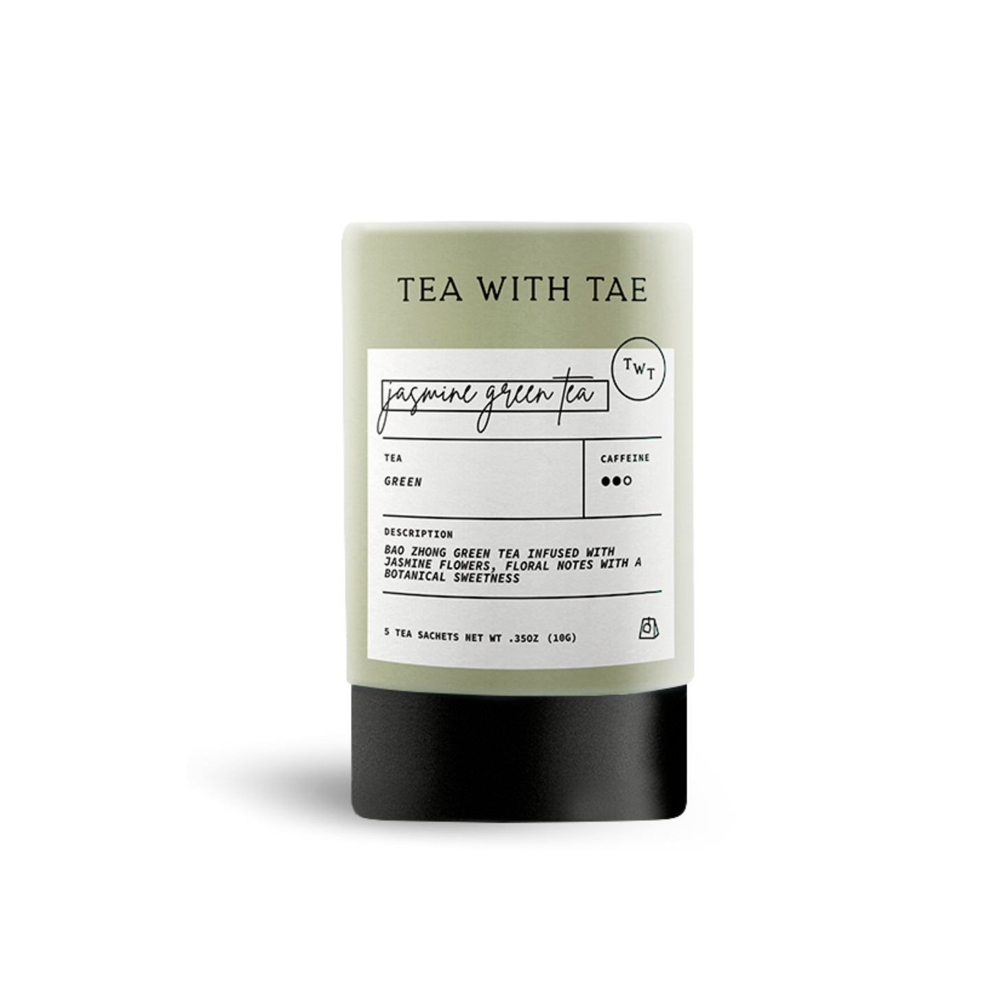 TEA WITH TAE Jasmine Green Tea Mini Tube